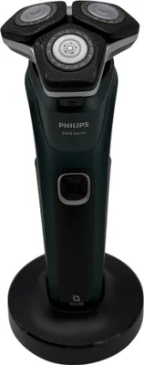 Produktbild von Philips SHAVER Series 5000 S5884/35 Elektrischer Nass- und Trockenrasierer, Rotationstrasierer, Schwarz, SteelPrecision blades, LED, SH71, 2 Jahr(e)