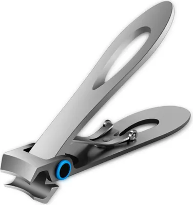 Produktbild von Große rostfreie Nagelknipser für dicke Nägel - 10mm breite Kaaköffnung - Silberner Nagelknipser für Fingernägel und Zehennägel