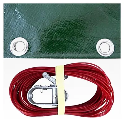 Produktbild von Winterabdeckplane 180 g/m² oval und achtförmig 5,25 x 3,20 m aus PEB