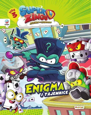 Produktbild von SuperZings Enigma i tajemnice. Książka z naklejkami. Seria 3