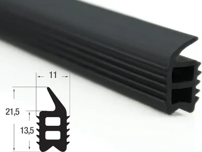 Produktbild von ESTP3 - weich PVC Zargenprofil, Einsteckprofil, Türdichtung, Profildidchtung, Türdichtprofil