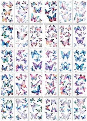 Produktbild von INF Schicke temporäre Tattoos - 30 einzigartige Designs