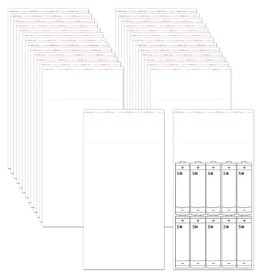 Productafbeelding van Transparante zelfklevende cellophan zakjes 8x13cm 200st