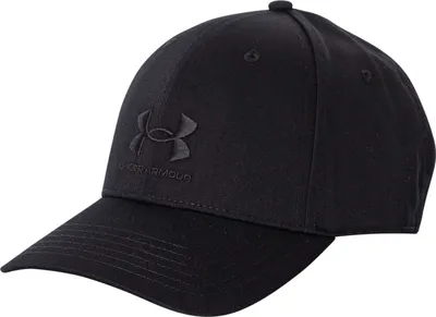 Produktbild von Under Armour Verstellbare Baseballkappe mit Logo von Lockup, Schwarz One Size