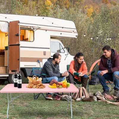 Immagine prodotto di Tavolo da campeggio - Tavolo pieghevole - Tavolo portatile - Tavolo pieghevole - Tavolo trasportabile - 180 cm - Resistente alle intemperie