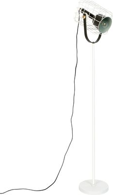 stehleuchte Cage 158 cm Stahl weiß