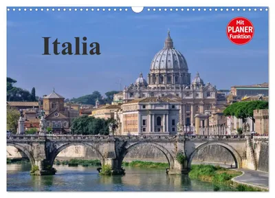 Immagine prodotto di Italia (calendario da parete 2027, formato DIN A3 orizzontale), calendario mensile CALVENDO