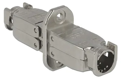 Produktbild von Werkzeugfreier Cat. 6 STP Verbinder für Netzwerkkabel LSA