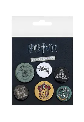 Obrázok produktu pre Button 6er Set Harry Pottter "Mix"