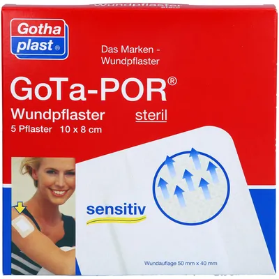 Obrázek produktu pro GoTa-POR náplasti na rány sterilní 100mmx80mm, 5 ks PFL