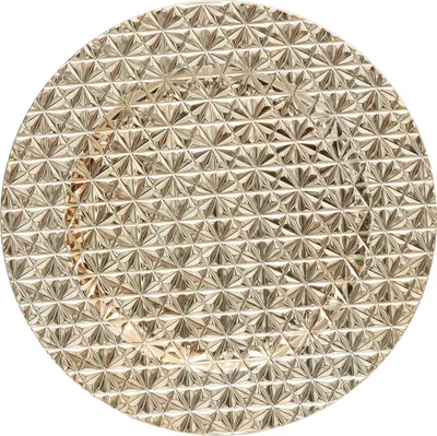 Image de Soucoupe avec motif géométrique, doré, Ø 33 cm