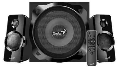 Produktbild von PC-Lautsprecher, Genius, 1850 BT, 50 W, Bluetooth, schwarz, 3er-Set