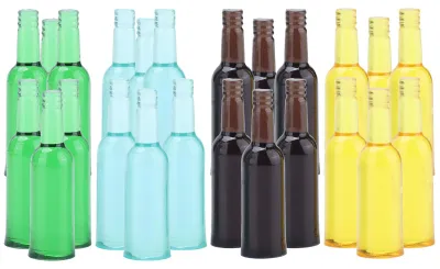 Zdjęcie produktu dla Miniaturowy domek dla lalek, szklanka do piwa, butelka wina, zabawki do odgrywania ról, akcesoria