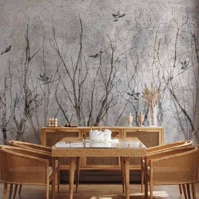 Produktbild von Vlies Fototapete - Singing in the Forest 350x245 cm Landschaften c-C-0462-a-a