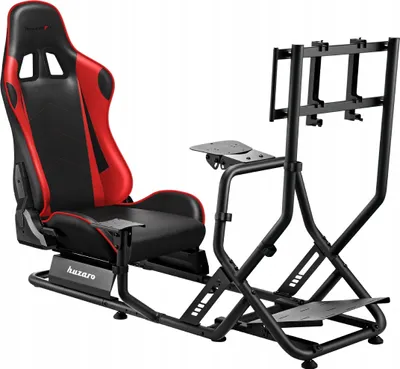 Image de Simulateur Cockpit Volant Stand Joueur Siège