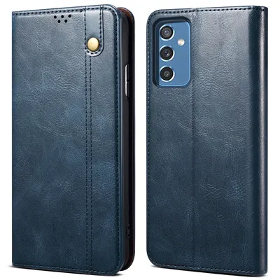 Obrázek produktu pro Pouzdro pro Samsung Galaxy A13 5G, kožené flip pouzdro peněženka s funkcí stojánku modré