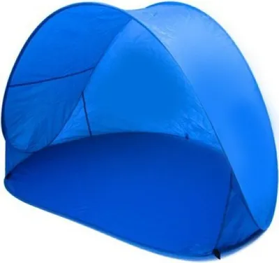 Produktbild von Selbstausziehbares Strandzelt 150x115x90 cm, blau