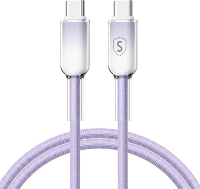 Productafbeelding van Sign Dynamic Series USB-C naar USB-C kabel, 60W, 1 meter - Lila