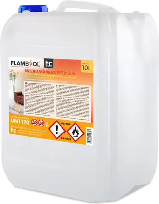 Produktbild von 10 L FLAMBIOL® Bioethanol 96,6% Premium für Ethanolkamin