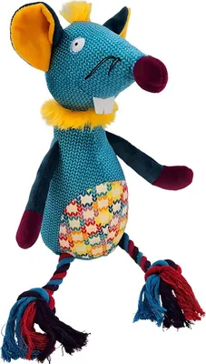 Obrázok produktu pre Plyšová myška Nobby s šnúrkou, 41 cm
