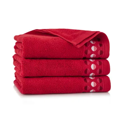 Produktbild von Handtuch aus ägyptischer Baumwolle, hochwertige Qualität ZEN 2 70x140cm Rot