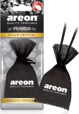 Zdjęcie produktu dla Areon, Odwieacz do samochodu pereki Black Crystal, 1 sztuka