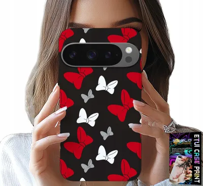 Obrázok produktu pre Puzdro pre Google Pixel 9 / 9 Pro – červené a biele mašle, vzory