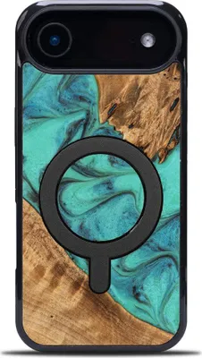 Produktbild von Holzhülle für iPhone Air, Bewood Unique Turquoise für MagSafe