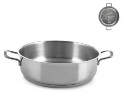 Immagine prodotto di H&H Casseruola Elodie In Acciaio Inox Induzione Cm 26