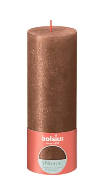 Image de Bolsius bougie rustique cuivre