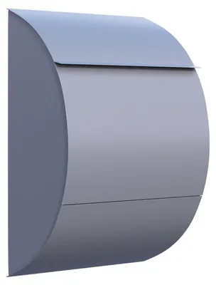 Produktbild von Wandbriefkasten Jumbo in Grau Metallic
