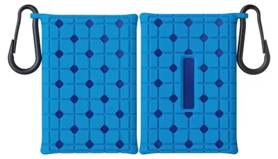 Produktbild von kwmobile Hülle kompatibel mit Samsung T7 Portable SSD Festplatte - Silikon Schutzhülle für portable SSD - in Blau
