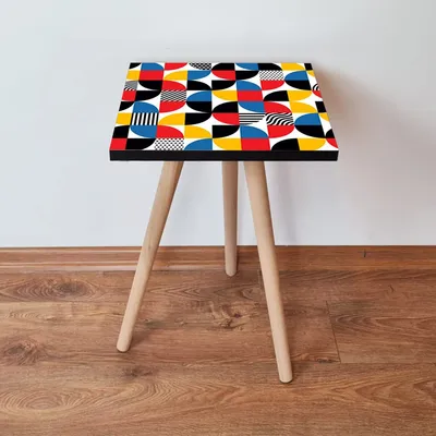 Produktbild von Skye Decor, Shp276 - Multicolor, Beistelltische, Mehrfarbig, MDF, 35 x 42 x 35 cm