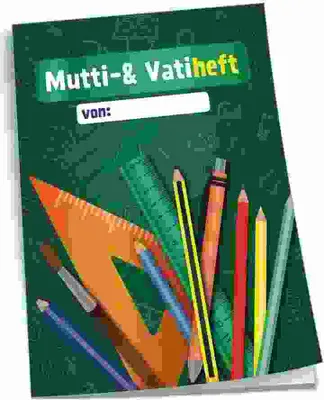 Produktbild von TRÖTSCH Mutti- & Vatiheft Tafel grün DIN A6