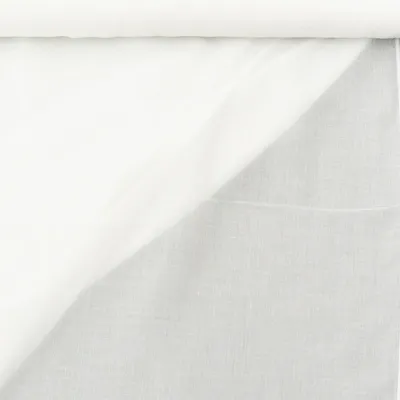 Produktbild von Gardinenstoff Stores Batist weiß halb-transparent uni 2,6m Höhe