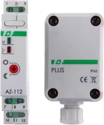 Produktbild von Dämmerungsschalter 16A 230V 2-1000lx Gehäuse AZ-112-PLUS