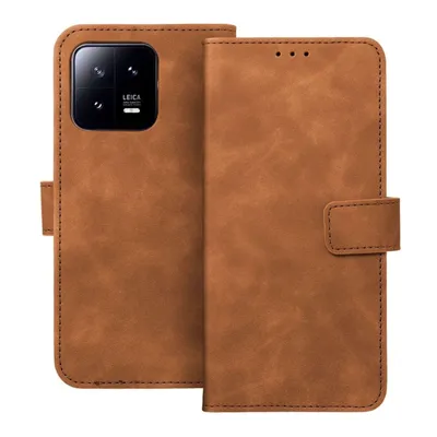 Produktbild von Tender Buchtasche Leder Hülle Magnet Tasche kompatibel mit iPhone 15 Braun