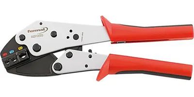 Produktbild von Format Crimpzange für isolierte Kabelschuhe 0,5-6qmm