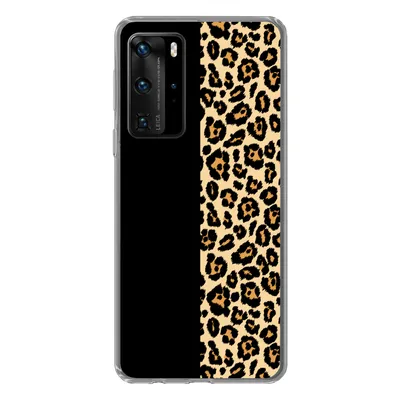 Produktbild von MuchoWow® Handyhülle Schutzhülle Hülle für Huawei P40 Pro Panther Druck - Design - Tiere Silikon Softcase Handy Hülle - Schutz