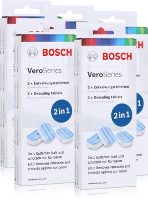 Produktbild von 5x Bosch VeroSeries TCZ8002 Entkalkungstabletten 2in1 für Kaffeevollautomaten