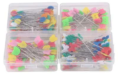 Produktbild von 300 PCs Blumenknopf Kopfstifte DIY Quilt Tool Nähzubehör (Typ 1)