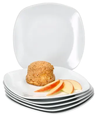 Zdjęcie produktu dla zestaw 6 talerzyków do ciasta Lotta, biała porcelana