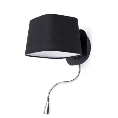 Produktbild von Faro 29951, Oberfläche, 1 Glühbirne(n), E27, IP20, Schwarz