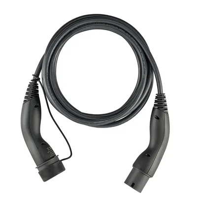 Produktbild von Ladekabel Typ 2, bis zu 7,4 kW, 7 m, schwarz (5555934006) 32 A, 1-phasig, zum Laden von Hybrid- und Elektroautos mit Typ-2-Anschluss