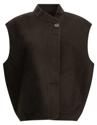 Productafbeelding van SOEUR vest zonder mouwen, bruin - 1