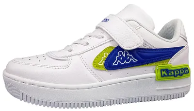 Immagine prodotto di Kappa: Scarpe per bambini, scarpe basse da ginnastica con chiusura a velcro, colore bianco, adatte al tempo libero