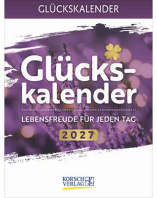 Obrázok produktu pre Kalendár šťastia 2027