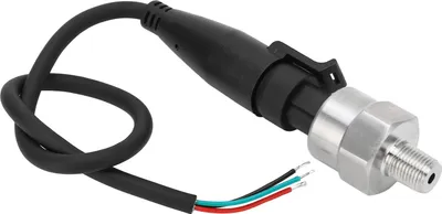 Image de Transmetteur de pression en acier inoxydable, 0,5 à 4,5 V, transmetteur de pression pour gaz, eau, huile, 1/8 pouce, filetage 27NPT
