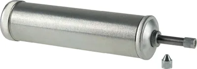 A single grease gun with a detachable nozzle is shown against a white background.