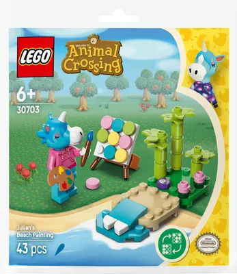 Immagine prodotto di LEGO Animal Crossing Giuliano Pittura sulla Spiaggia 30703 Set 43 Pezzi